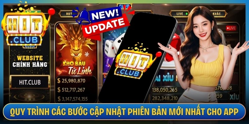 Quy trình các bước cập nhật phiên bản mới nhất cho app
