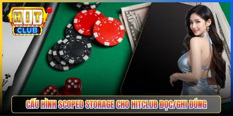 Cấu hình Scoped Storage cho Hitclub đọc/ghi đúng